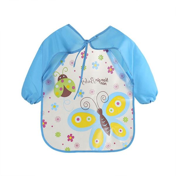 

детские bibsburp одежда eva bib водонепроницаемый длинным рукавом мультфильм kids drawing блуза для кормления аксессуары детские нагрудники