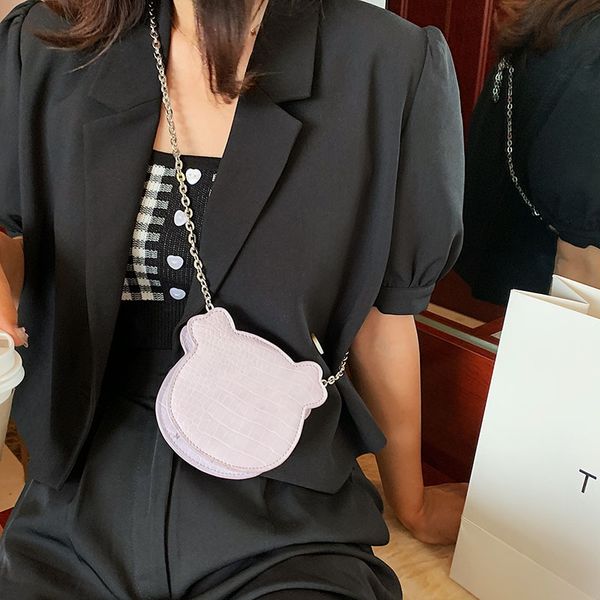 

2020 new shoulder bag women's casual fashion korean version small fresh coin purse cute piggy bag