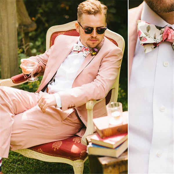 

mens suits (jacket+pants) latest designs pink wedding suits for men groom jacket slim fit tuxedo custom prom blazer masculin, White;black