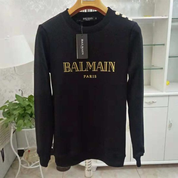 balmain hoodies designer hoodies street hip hop loose fit luxury hoodie mens designer sweaters, Black - buy at the of $33.47 in dhgate.com | imall.com