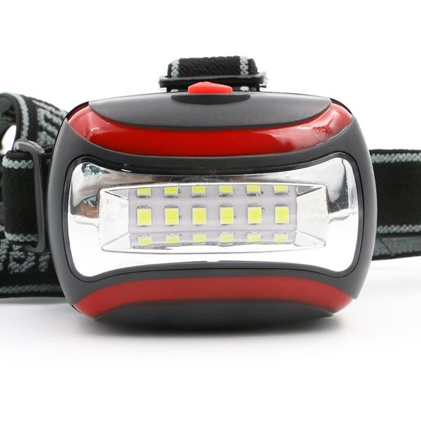 Lâmpadas de cabeça à prova d'água 6 LED mini cob farol 3 moda pesca ao ar livre camping camping luz girar lâmpada