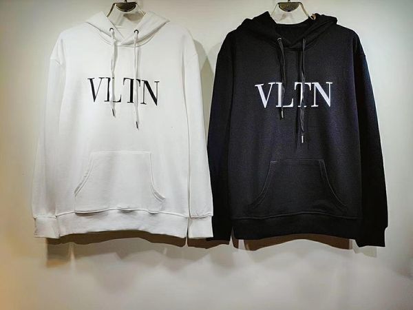 

изысканный 19ss осень мужчины и женщины толстовки чистый хлопок с длинными рукавами совершенное качество вскользь спортивная индивидуальност, Black