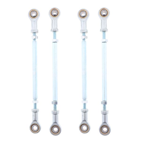 

4pcs silver ball joint steering shaft ends for atv four wheeler quad go kart
