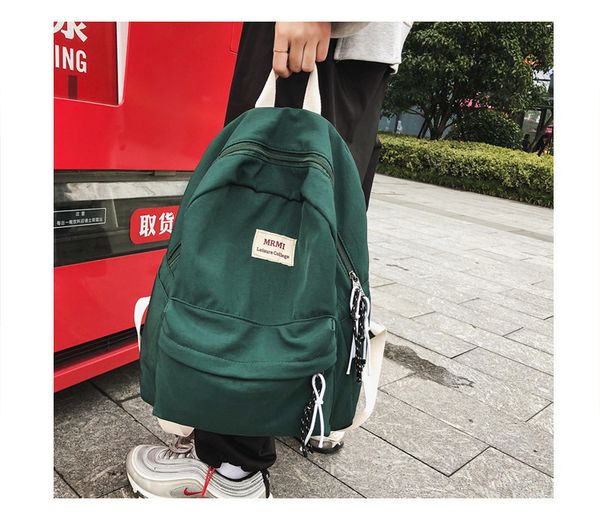 

waterproof nylon backpack school bags for teenagers leisure women backpack letter printed fashion bag travel backpacks