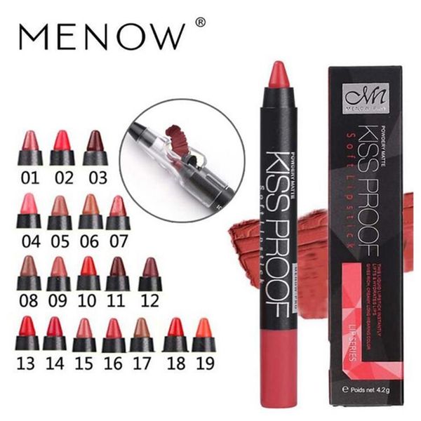 

menow lip liner макияж матовый kissproof губная помада с точилка для карандашей длительный эффект powdery matte мягкая губная помада 19 цвет