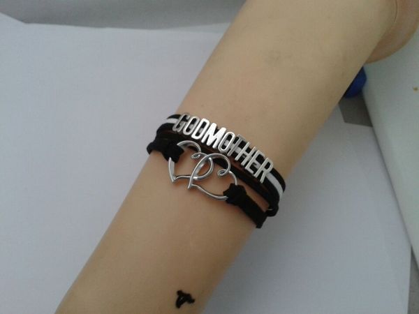 

мода мода женщины мужчина браслет шарм крестные браслеты ювелирные изделия лучшие сердечные браслеты, Golden;silver