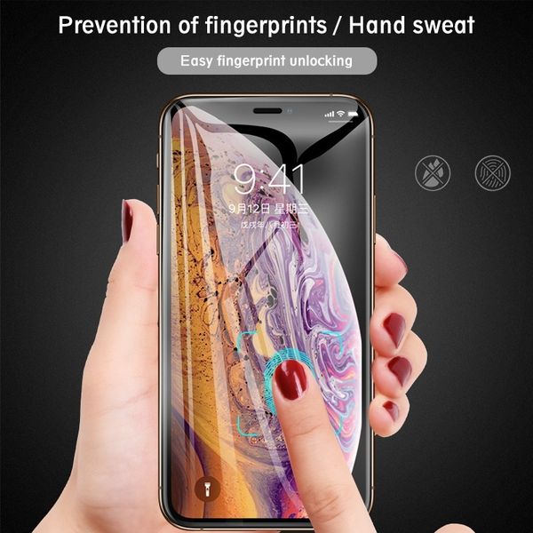 

9d tempered glass for iphone 11/11pro/11 promax x/xs xr xsmax anti-scrath front screen protector full-screen protective steel film-1