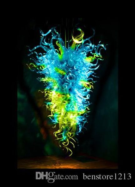 

china outlet factory direct sell modern hand blown glass crystal chandeliers light led saving light source restaurant l chandelier