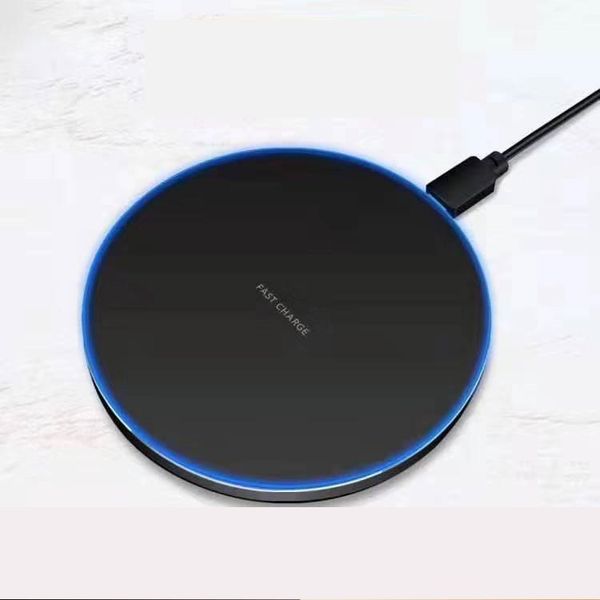 

10w metal fast charging wireless charger adapter for iphone x qi wireless charging pad ultra-slim charging receiver for galaxy s9 s8 plus