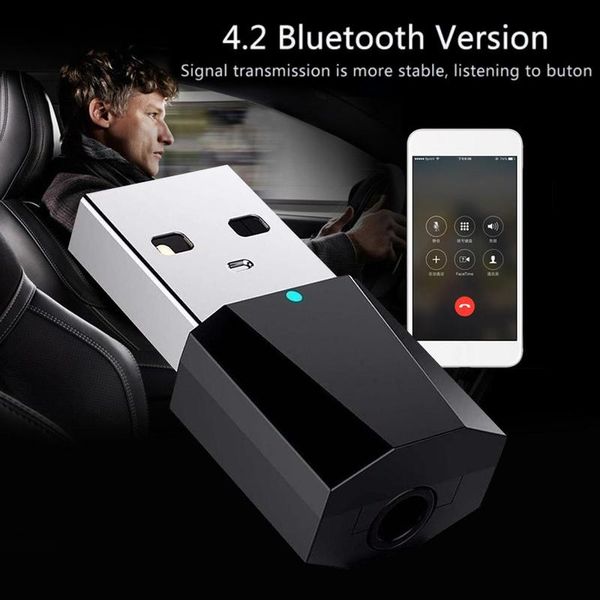 

car bluetooth audio adapter music video receiver transmitter vehicles bluetooth speaker usb connecting aux rva for pc adapter
