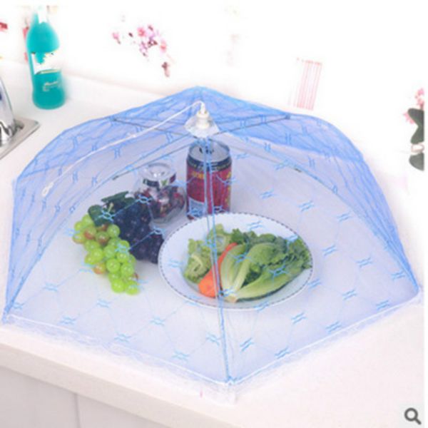 

gauze net umbrella cover picnic kitchen anti mosquito net table tent meal cover table mesh kitchen tools