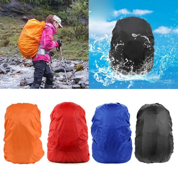 

dropship 35l adjustable waterproof dustproof backpack rain cover portable ultralight shoulder protect outdoor tools hiking