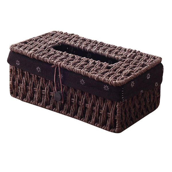 

1pc tissue paper box napkin case holder rural style creative for home restaurant l