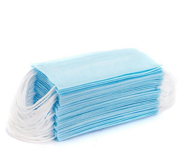 

скидка устранимый лицевой щиток гермошлема 3 слоев ушной пыли маски рот крышка гермошлема 3ply нетканые одноразовые маски пыли мягкий воздух