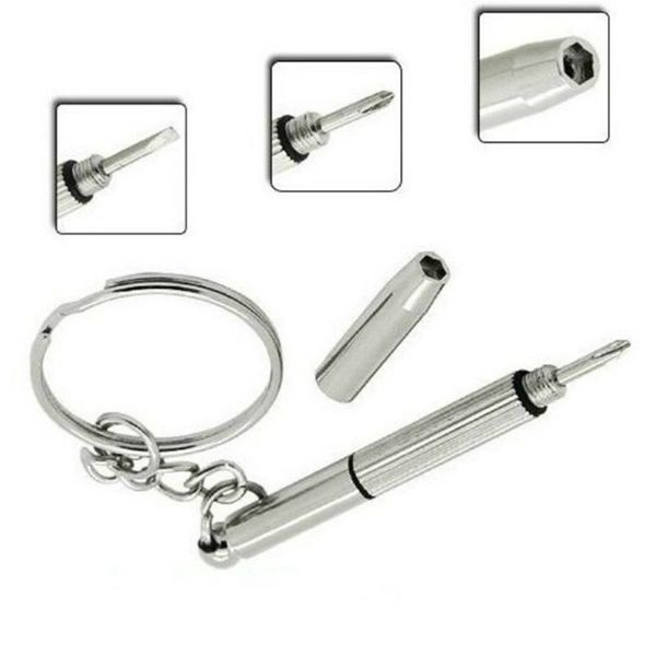

eyeglass screwdriver 3in1 sunglass watch repair kit with keychain portable screwdriver hand tools fa1905