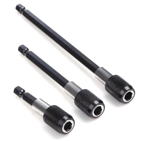 

1/4" 60mm/100mm/150mm hex shank quick release magnetic screwdriver bit holder
