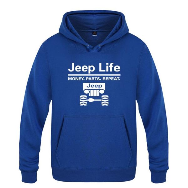 

car life - money parts repeat novelty creative hoodies men fashion men's pullover fleece hooded sweatshirts, Black