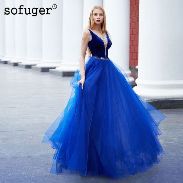 

v neck tulle pleat evening dress prom vestidos de fiesta formal arabic muslim special occasion, White;black