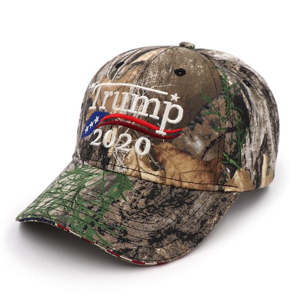 

new baseball cap trump 2020 letter print us presidential election american flag embroidery camouflage outdoor hat for men women, Black;white
