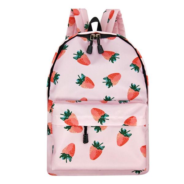 

fashion ladies bag nylon printed backpack cartoon student bag campus student light travel backpack school dropship y521