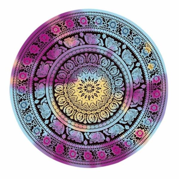 

summer beach swim bath towel fashion printing round beach pool home shower towel blanket table cloth yoga mat w15 30