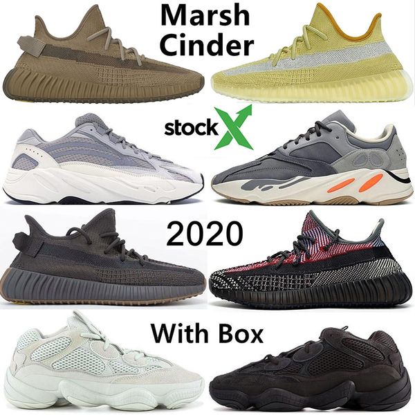 

2020 marsh cinder kanye west 700 500 running shoes earth desert sage tailgate with stock x box yecheil black women mens shoes v2 size 36-48