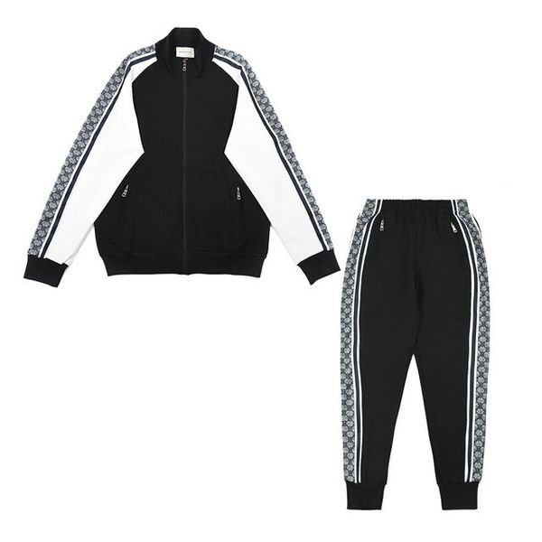 

gc high-quality men sports suit cotton casual wild sportswear designer personal custom new track suit classic fashion tide brand sportswear, Gray