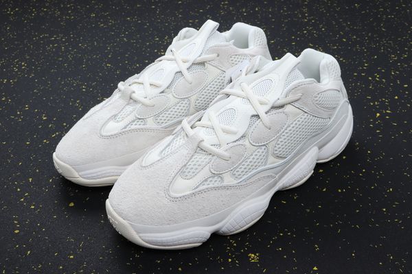 

new wave runner 500 bone white blush desert rat salt 500 super moon yellow running shoes kanye west mens women sneaker sports shoes