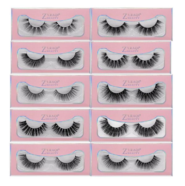 

3d mink eyelashes luxury handmade mink lashes luxury natural long mink false eyelashes cross thick extension eyelash