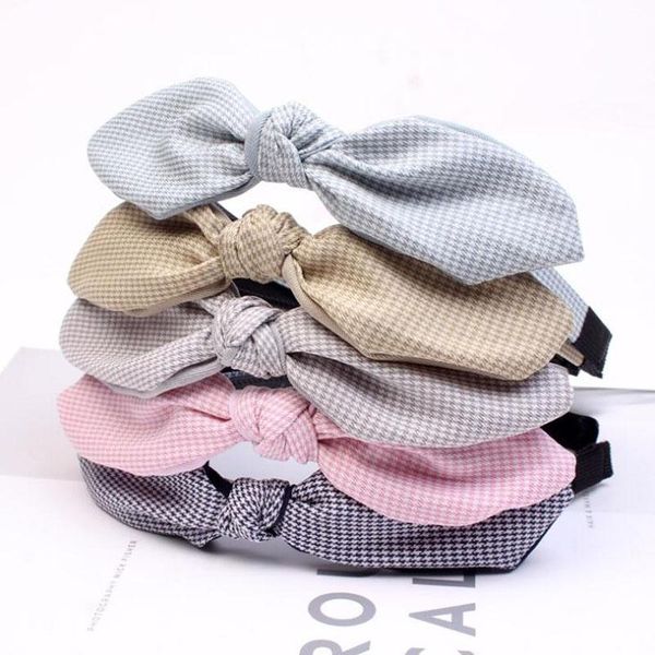 

10pcs/lot korean cloth art hair decoration fashion qianbird pattern rabbit ear headband for women hair hoop hairband accessories, Silver