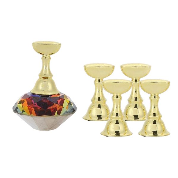 

magnetic nail tip practice stand base holder crystal display tools