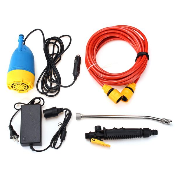 

12v 80w high pressure car washer kit water wash pump car campervan sprayer suit