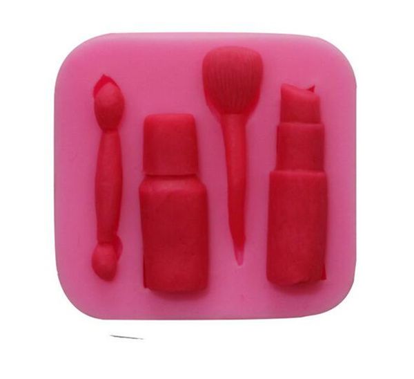 

горячая столовая бар макияж инструменты помада лак для ногтей шоколад партия diy помадка украшения торта инструменты силиконовые формы десер