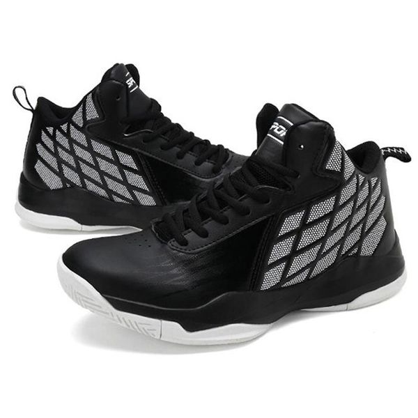 

man basketball trainers shoes comfortable high gym training boots outdoor men sneakers mens sport athletic shoes, Black