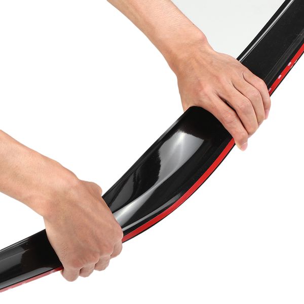 

window visor rain guard vent sun shade deflector for dodge 1500 2009-2018 auto accessories