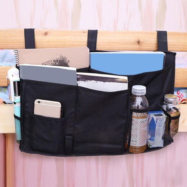 

oxford cloth waterproof bedside hanging organizers multi-pockets student dormitory bunk storage bag home bedroom organization