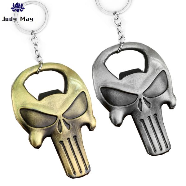 

ретро цинковый сплав открывалка для бутылок пиво открывалка для бутылок брелок скелет для кухни бар ресторан рождественский подарок, Silver