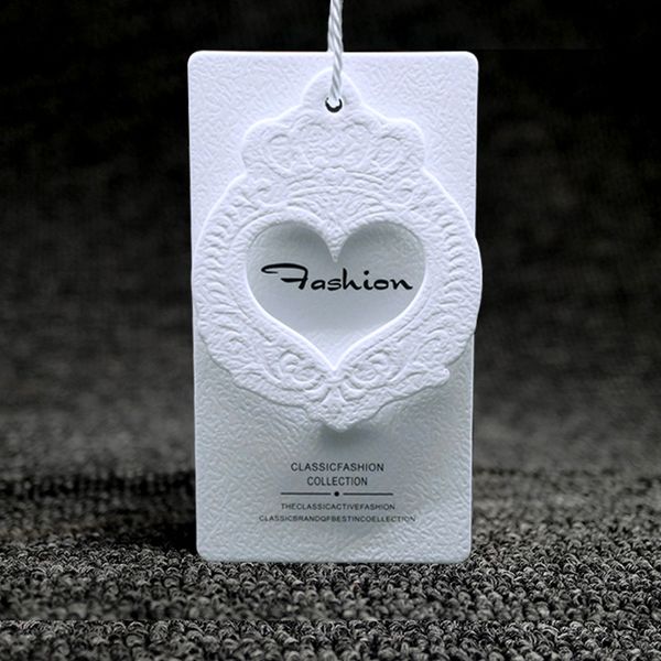 

заказ бумага с водяными знаками одежды повесить бирки / hangtag для одежды