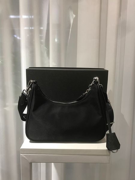 

women chain 3 bag hobo handbags mini bags crossbody bag fashion mini 2020 in 1 nylon okemg, Red;black