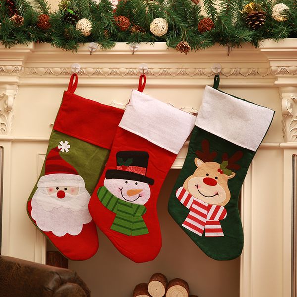 

1pc christmas gift socks ornaments christmas decorations decorations for home wall door drop accessories decoration