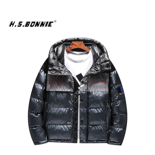 

children boys cotton-padded coat kids size 6-14y adults size l-3xl thick thermal winter family clothes windbreak hooded jacket, Black