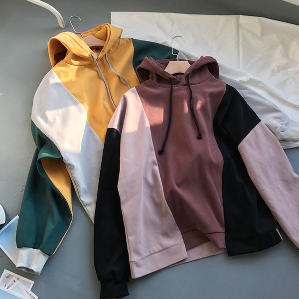 

solid simple color basic oversize hoodie, Black