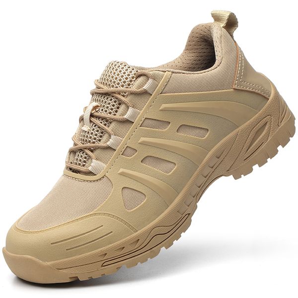 

big 37-46 outdoor men hiking shoes waterproof breathable tactical combat boots desert training sneakers anti-slip trekking shoe