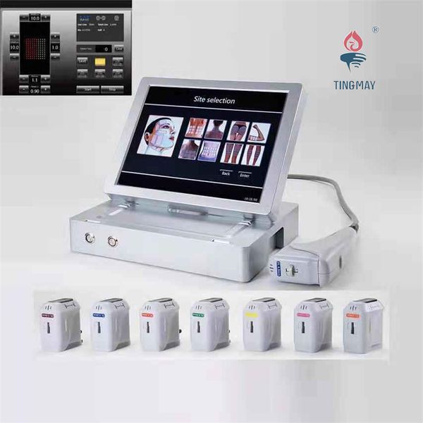 

price 2019 slimming 3d hifu focused ultrasound face lifting machine with 8 cartridges 10000-20000 s tm-fu3.0