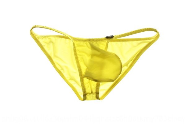 

daily comfort men's super underwear large comfortable bag translucent ice silk breifs leopard print convex men's underwear, Black;white