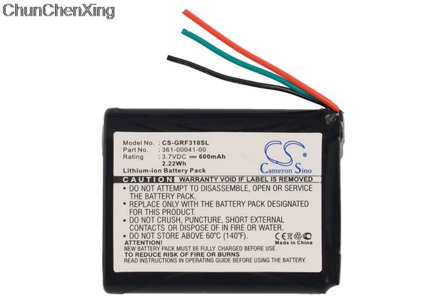 

cameron sino 600mah аккумулятор 361-00041-00 для garmin forerunner 310xt