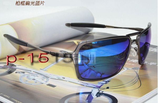 

2016 inmate 11 color frame metal frame polarized lens outdoor men sport sunglasses with full package, White;black