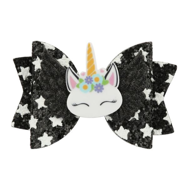 

принцесса hairgrips блестящие заколки для волос с заколкой dance party лук заколка для волос для девочек заколки для волос, Black;brown