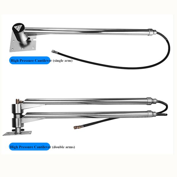 

high pressure cantilever with two arms for car wash