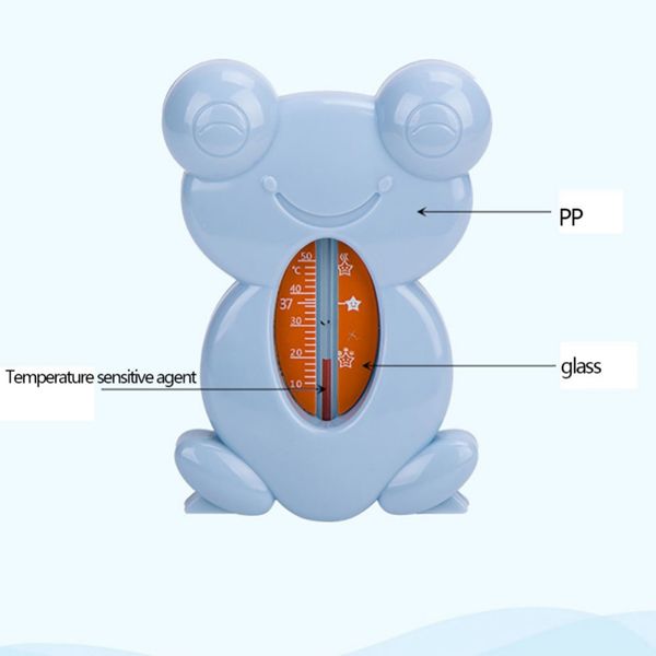

cartoon lovely floating frog baby water thermometer